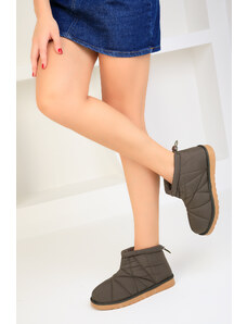 Soho Women's Khaki Boots & Bootie 18620