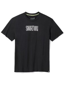 Pánské tričko Smartwool Active Logo Graphic Short Sleeve Tee Black