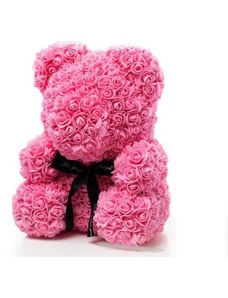 onHand.cz Rose Bear - rúžový medvídek z růží 40 cm