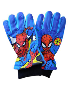 Setino Chlapecké rukavice Spiderman SP-A-GLOVES-212 - světle modrá