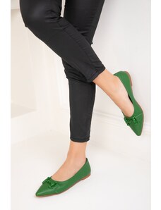 Soho Green Women's Ballerinas 18726