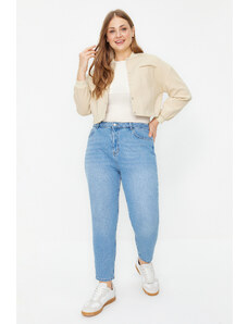 Trendyol Curve Light Blue High Waist Mom Jeans