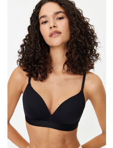Trendyol Black Micro Covered No Underwire Knitted Bra