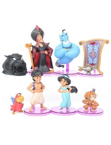 Figurky Aladin s princeznou Jasmína 8 ks