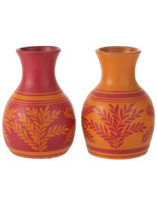 Set dvou keramických váz J-Line Floryn 32 cm