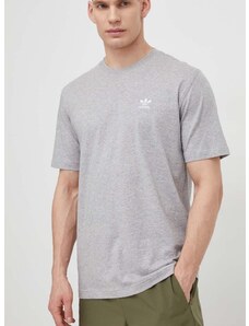 Bavlněné tričko adidas Originals Essential Tee šedá barva, IR9692