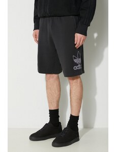 Bavlněné šortky adidas Originals Adicolor Outline Trefoil černá barva, IU2370