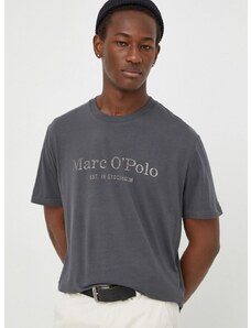 Bavlněné tričko Marc O'Polo 2-pack šedá barva, s potiskem