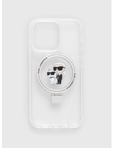 Obal na telefon Karl Lagerfeld iPhone 13 Pro / 13 6.1" pruhledná barva