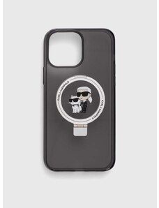 Obal na telefon Karl Lagerfeld iPhone 13 Pro Max 6.7" černá barva