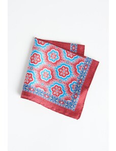 ALTINYILDIZ CLASSICS Men's Claret Red Patterned Handkerchief