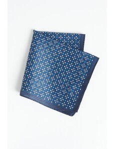 ALTINYILDIZ CLASSICS Men's Navy Blue-gray Patterned Handkerchief
