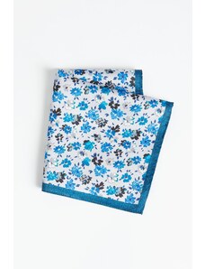 ALTINYILDIZ CLASSICS Men's Grey-blue Patterned Handkerchief