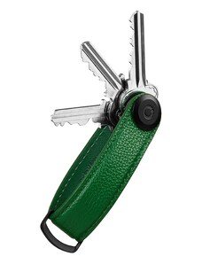 Orbitkey Pebbled Leather Key Organiser Emerald