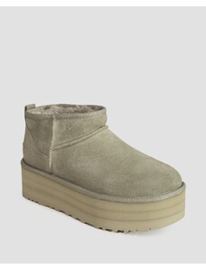 Kožené zimní boty UGG Classic Ultra Mini Platform