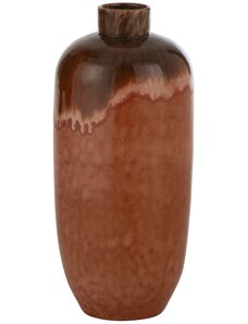 Červená keramická váza J-line Akone 50 cm