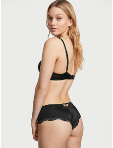 Victoria's Secret Kalhotky brazilky Very Sexy Lace-Trim Cheeky Panty Black