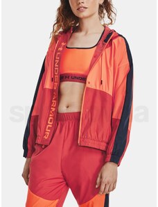 Bunda Under Armour UA Rush Woven FZ Jacket W - červená