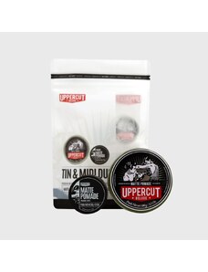 Uppercut Matte Pomade Tin & Midi Duo Kit set matných pomád na vlasy (100g + 30g)