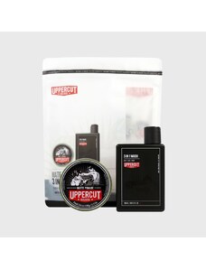 Uppercut Matte Pomade Styling & 3 in 1 Wash Pack set matné pomády (100 g) a mycího gelu (240 ml)