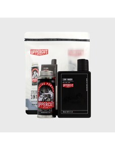 Uppercut Styling Powder & 3 in 1 Wash Pack set stylingového pudru (20 g) a mycího gelu (240 ml)