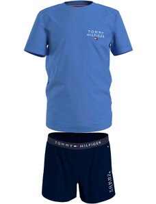 Tommy Hilfiger Underwear Pyžamo modrá / námořnická modř / červená / bílá