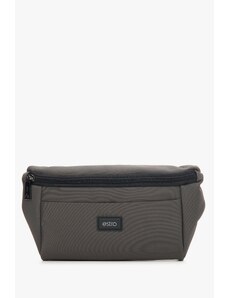 Men's Small Dark Grey Fanny Pack with Spacious Pockets Estro ER00114159