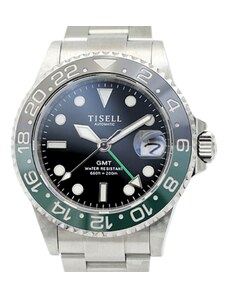 Tisell Watch GMT MIYOTA Green-Black