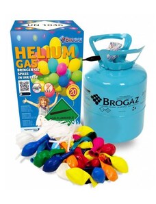 Brogaz HELIUM DO 30 BALONKŮ + balónky