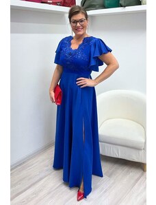Kobaltově modré společenské šaty Bosca Fashion Laura