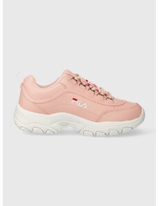 Sneakers boty Fila Strada růžová barva, 1010560
