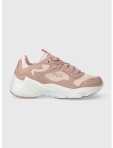 Sneakers boty Fila Collene růžová barva, FFW0045