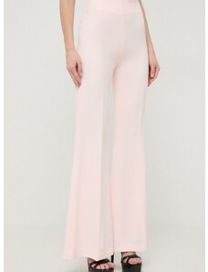 Kalhoty Marciano Guess MARLA dámské, růžová barva, jednoduché, high waist, 4RGB15 8080Z