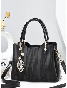 Luxusní černá dámská kabelka