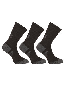 3PACK ponožky Under Armour černé (1379512 001)