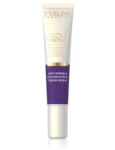 EVELINE COSMETICS - GOLD & RETINOL - Krémové sérum proti vráskám očního okolí 20 ml