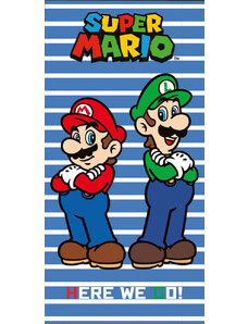 Carbotex Dětská osuška Super Mario a Luigi