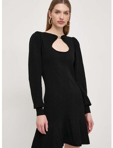 Šaty Twinset černá barva, mini