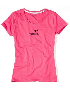MUSTANG Dámské růžové tričko FLORA