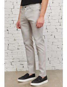 ALTINYILDIZ CLASSICS Men's Tassel Slim Fit Slim Fit 5 Pockets Dobby Flexible Trousers.