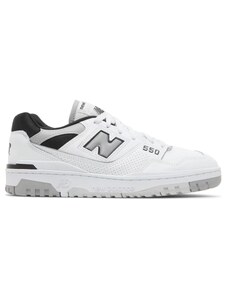 New Balance 550 White Concrete Black