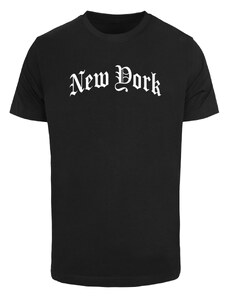 MT Men Pánské tričko New York Wording - černé