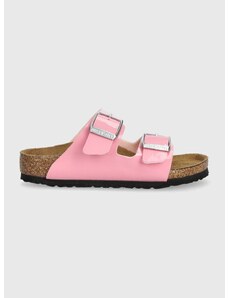 Dětské pantofle Birkenstock Arizona Kids BF růžová barva