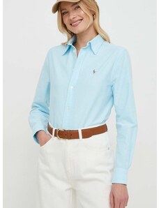 Bavlněná košile Polo Ralph Lauren relaxed, s klasickým límcem, 211932521