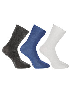 3PACK dámské ponožky Tommy Hilfiger vysoké vícebarevné (701226102 001) uni