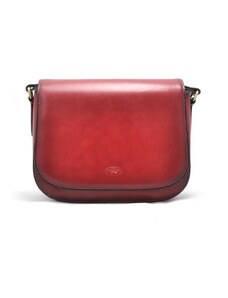 Kožená kabelka v elegantním zpracování Katana K64202 08 červená