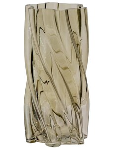 Nordic Living Zelená skleněná váza Magambi 25 cm