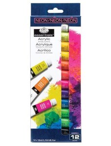 Akrylové barvy neon 12 x 12 ml