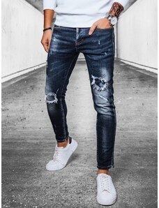 Dstreet Atraktivní modré pánské džíny