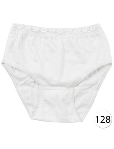 M.Hajdan 1050 Bavlněné dívčí kalhotky, bílá 128